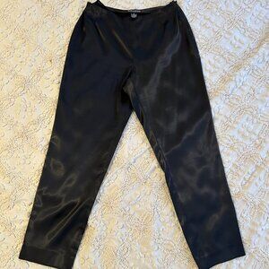 Pamela Dennis Silk Black Pants